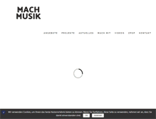 Tablet Screenshot of machmusik.org